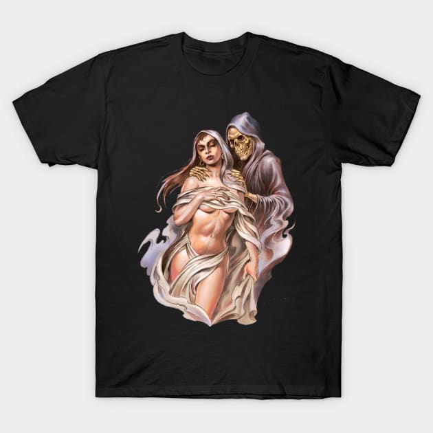 Death and the Maiden T-Shirt by Paul_Abrams